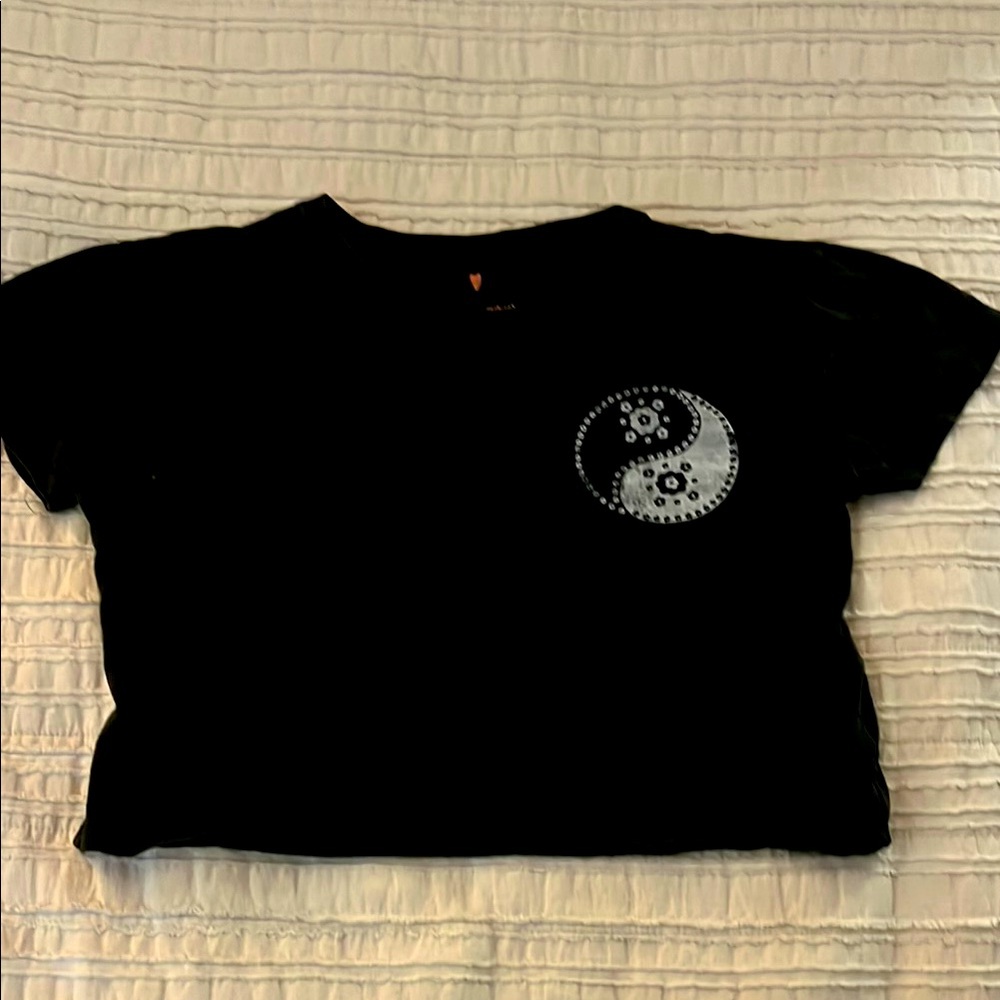 Girls Crewcuts cropped shirt